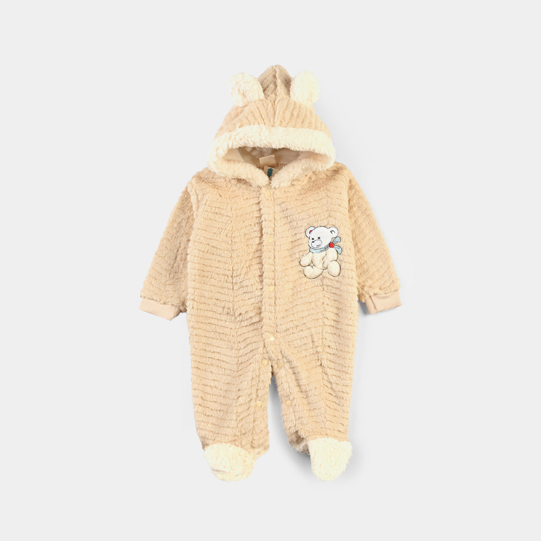 Infant Unisex Romper-BROWN