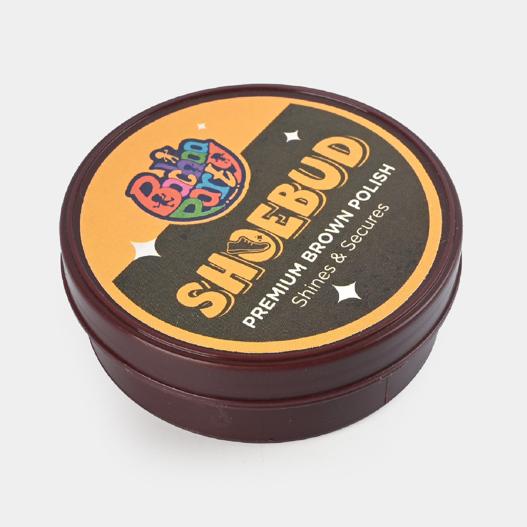 BP Shoe Bud Polish Jar - BROWN