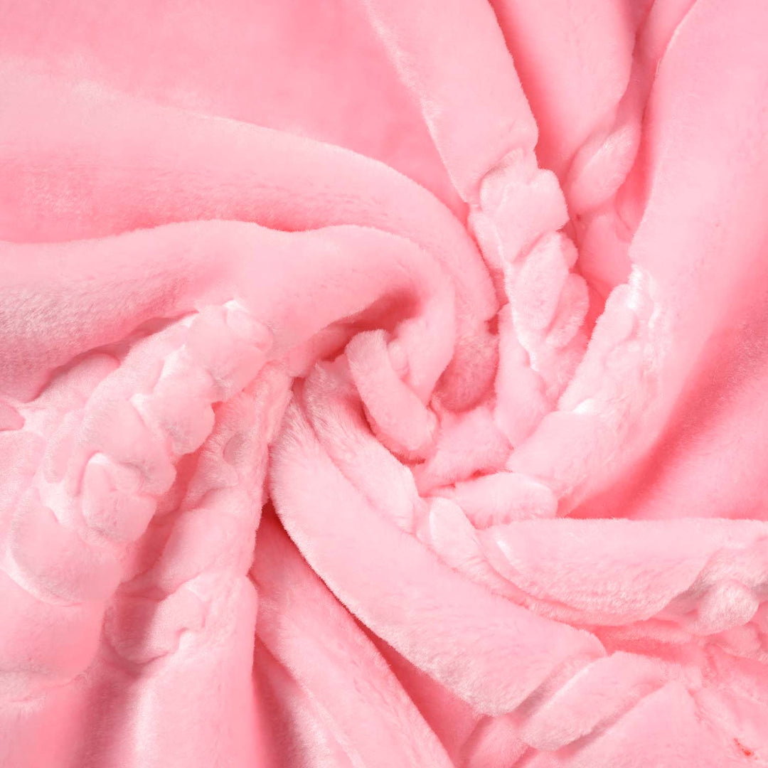 Deluxe Hooded Blanket -Pink