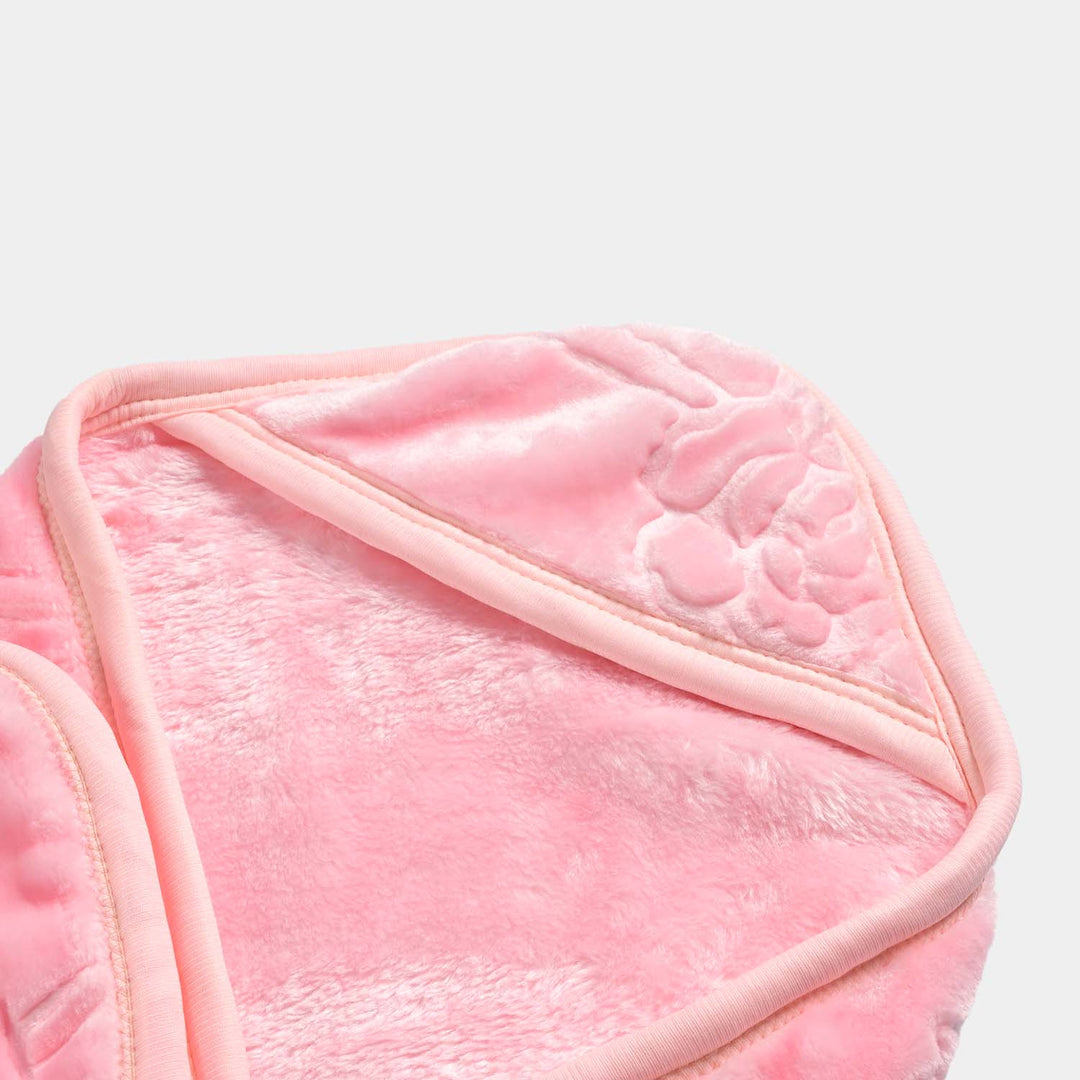 Deluxe Hooded Blanket -Pink