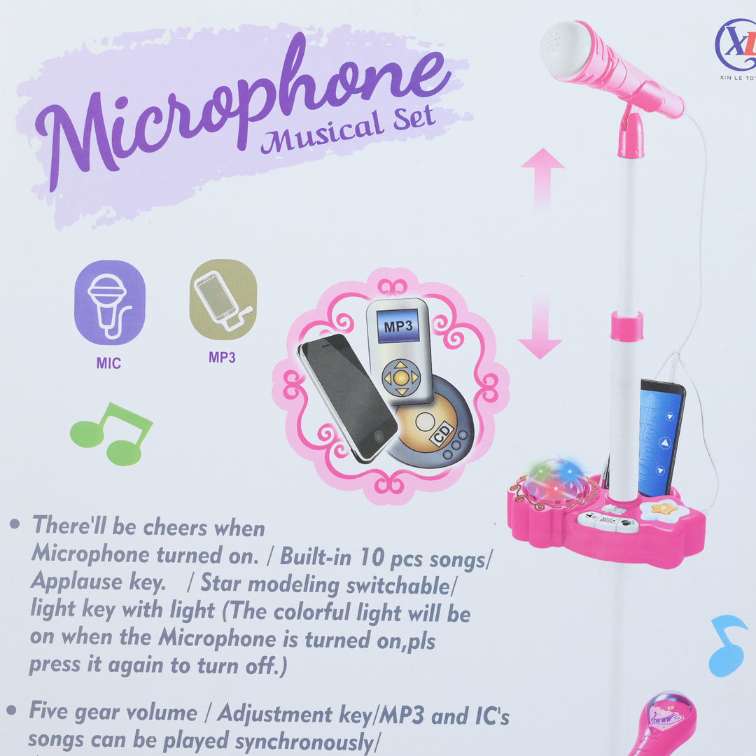Microphone With Light & Music