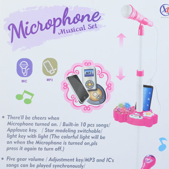 Microphone With Light & Music
