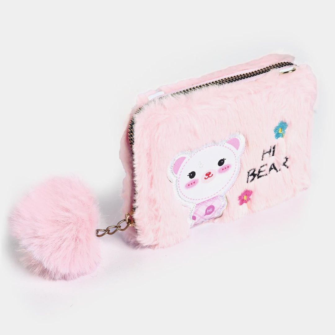 Girls Fur Fashion Hand Bag/Wallet