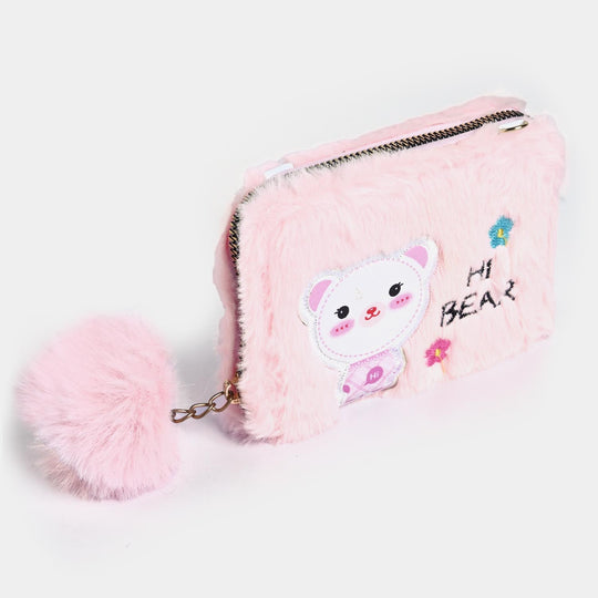 Girls Fur Fashion Hand Bag/Wallet