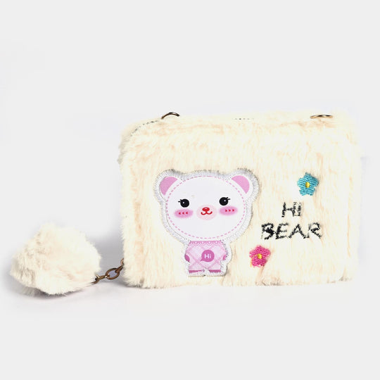 Girls Fur Fashion Hand Bag/Wallet