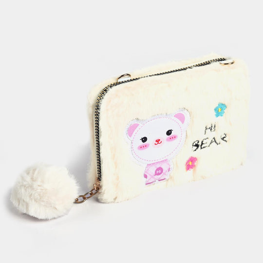 Girls Fur Fashion Hand Bag/Wallet