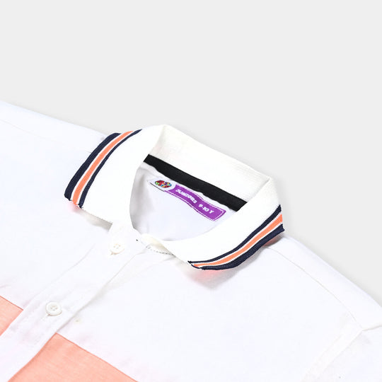 Boys Oxford Casual Shirt Replay | White