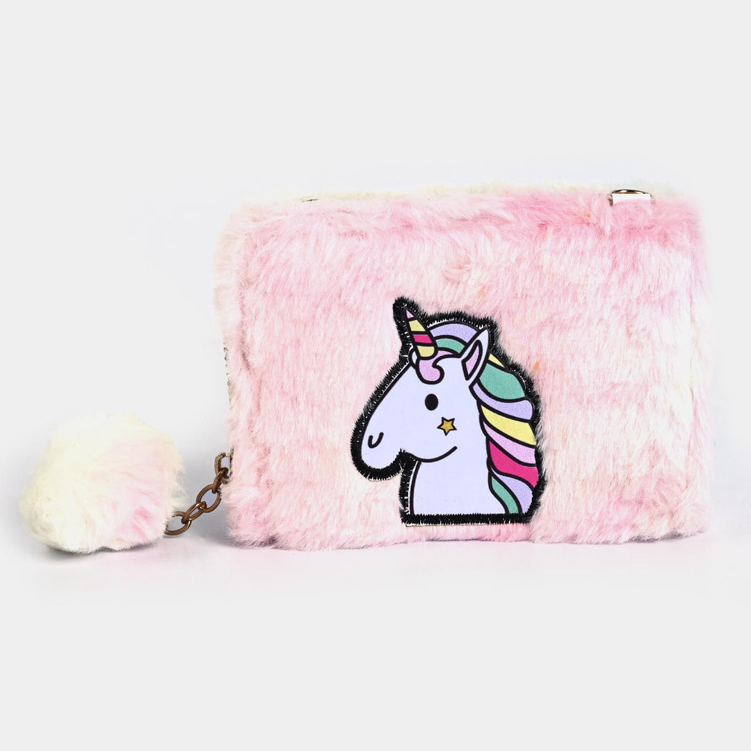 Girls Fur Fashion Hand Bag/Wallet