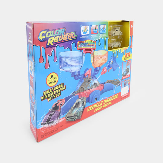 Vehicle Disguise Color Reveal Car Wash Playset