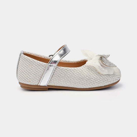 Girls Pumps DM-001-SILVER