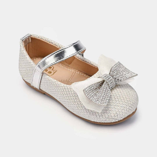 Girls Pumps DM-001-SILVER