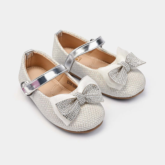 Girls Pumps DM-001-SILVER