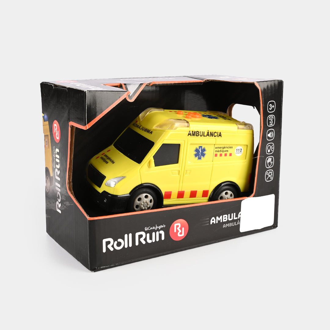 Roll Run Lights & Sound Ambulance Vehicle