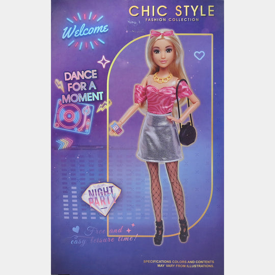 11.5" Lovely Fashion Doll with Accessories Set