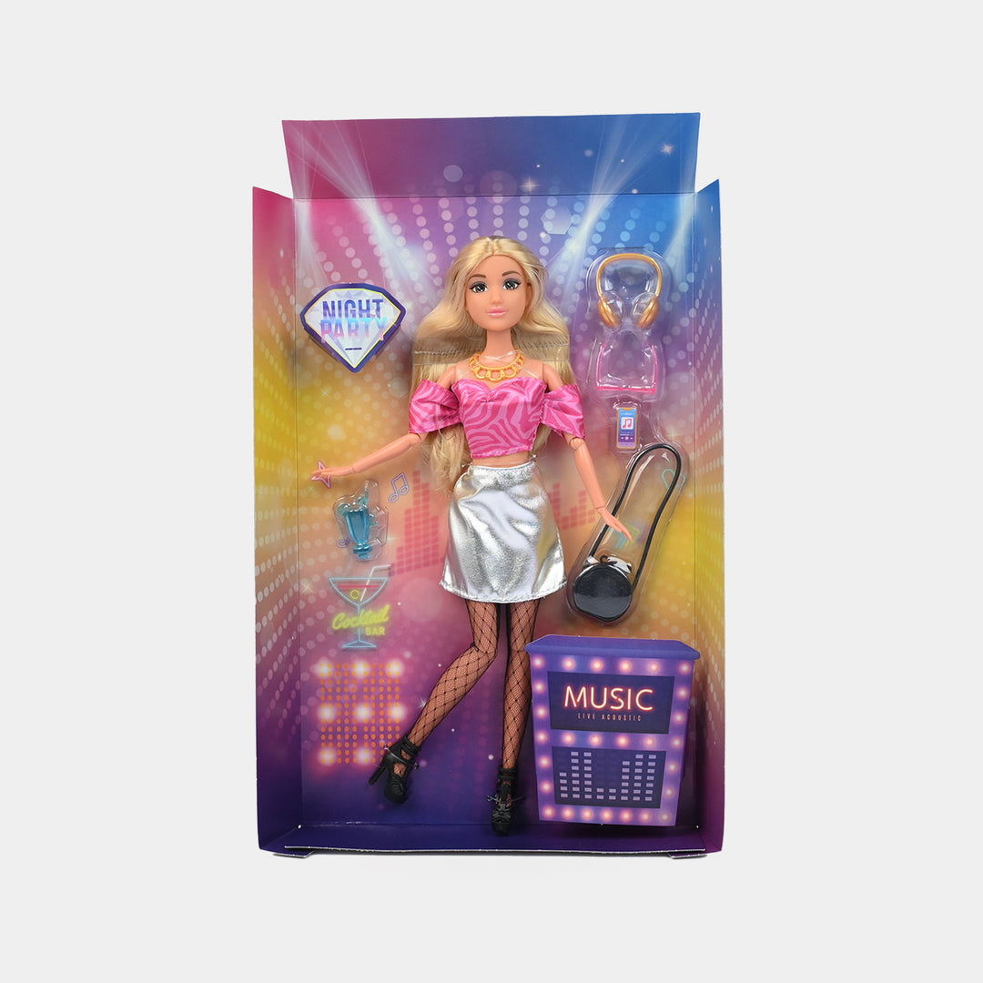 11.5" Lovely Fashion Doll with Accessories Set