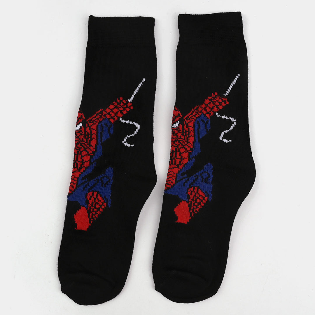 Boys Socks Character-BLACK