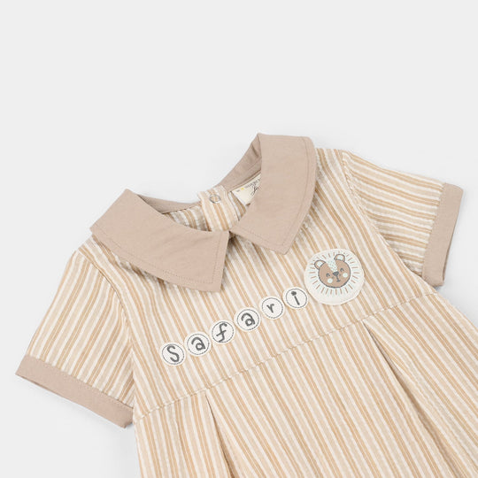 Infant Boys Jersey/Terry Romper 294-003 -Beg.Str