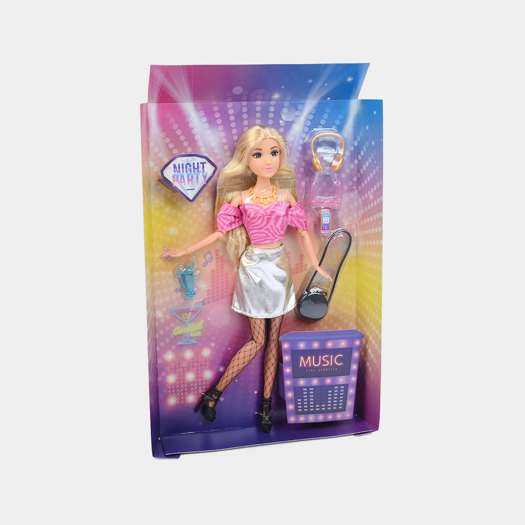 11.5" Lovely Fashion Doll with Accessories Set