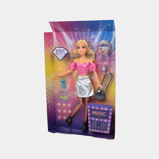 11.5" Lovely Fashion Doll with Accessories Set