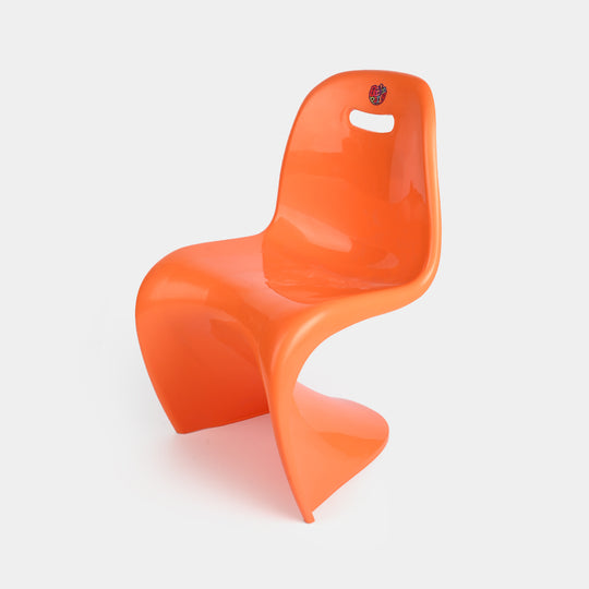 S-Shaped Cantilever Plastic Chair for Kids