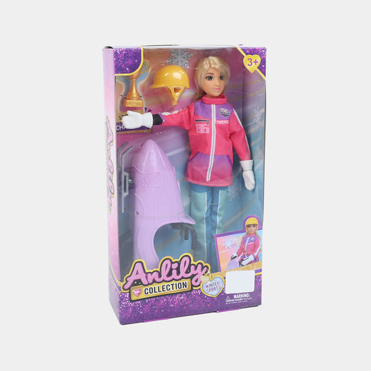 11.5" Lovely Fashion Doll with Accessories Set