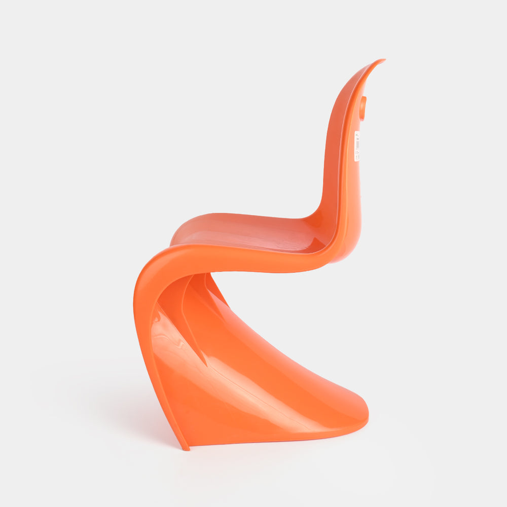 S-Shaped Cantilever Plastic Chair for Kids