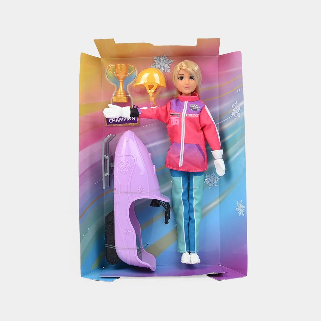 11.5" Lovely Fashion Doll with Accessories Set
