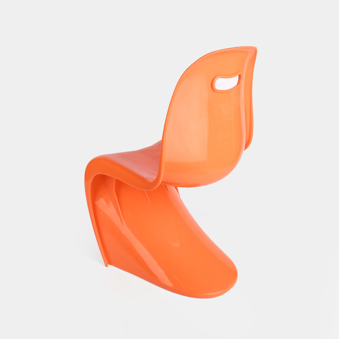 S-Shaped Cantilever Plastic Chair for Kids