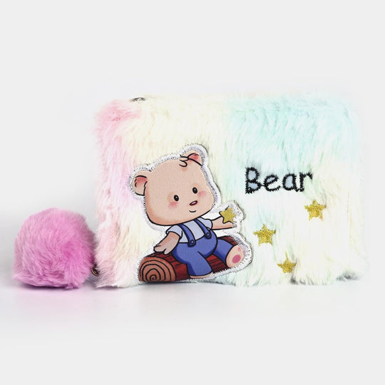 Girls Fur Fashion Hand Bag/Wallet