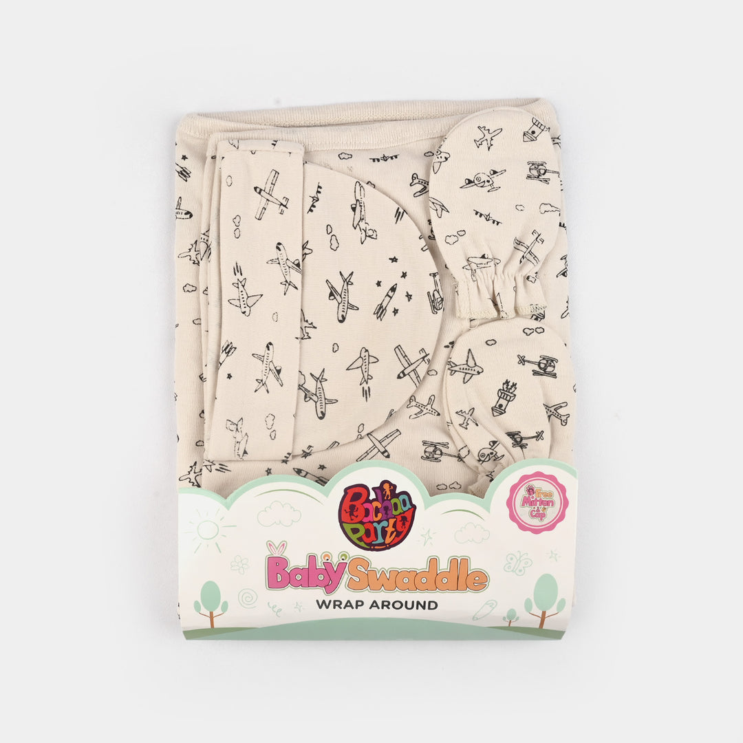Infant Big Swaddle with Cap & Mittens
