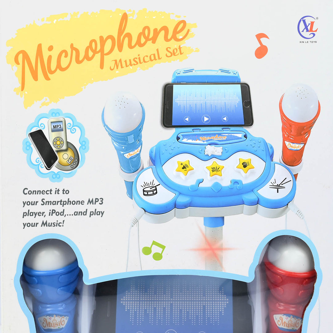Microphone With Light & Music