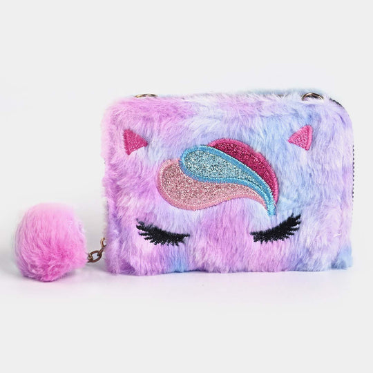 Girls Fur Fashion Hand Bag/Wallet