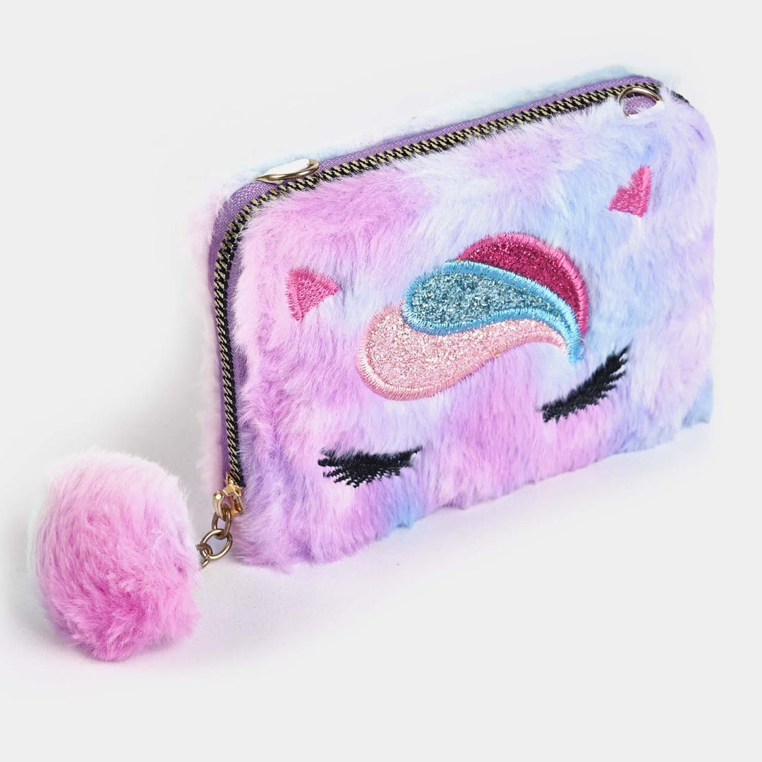 Girls Fur Fashion Hand Bag/Wallet