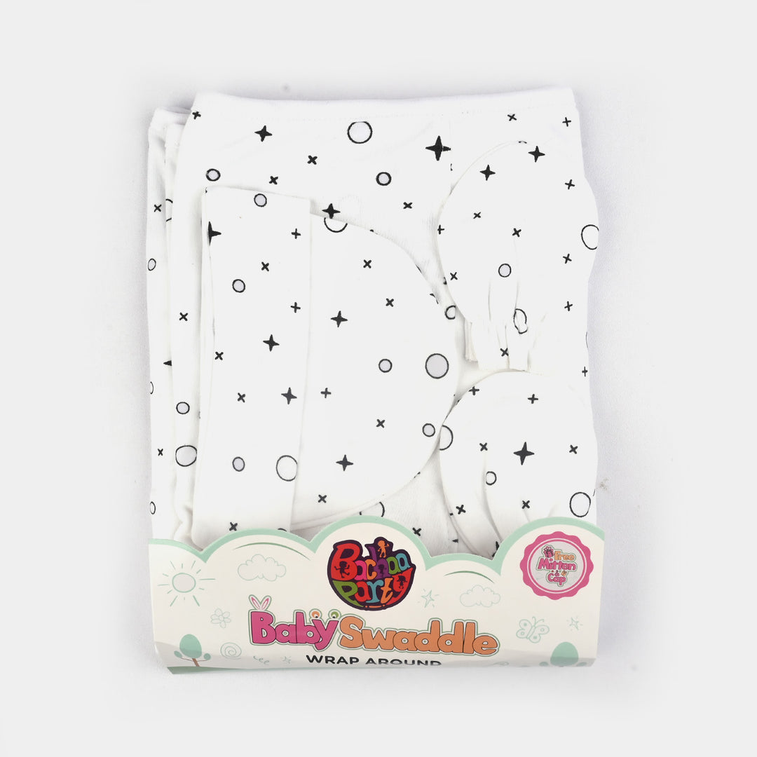 Infant Big Swaddle with Cap & Mittens