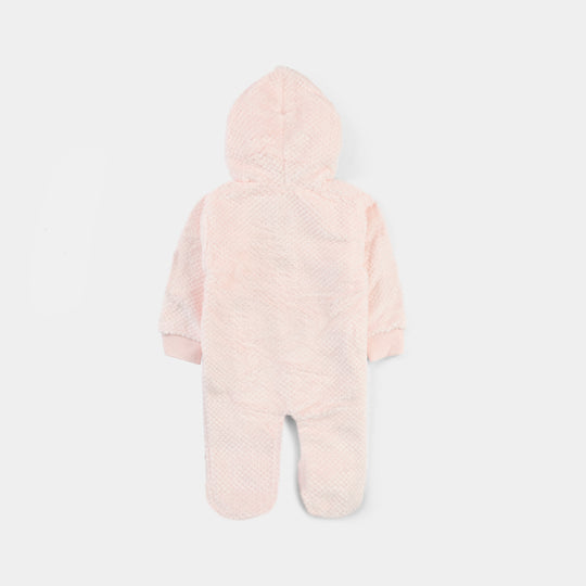 Infant Unisex Romper-Peach