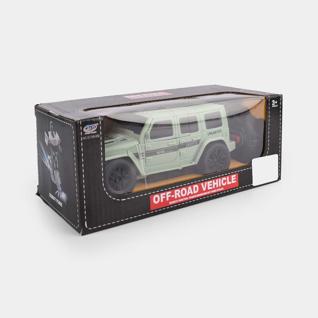 Remote Control Off-Road Transformation Vehicle