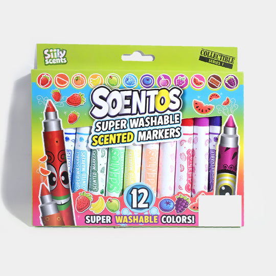 Washable Scented Marker 12PCs