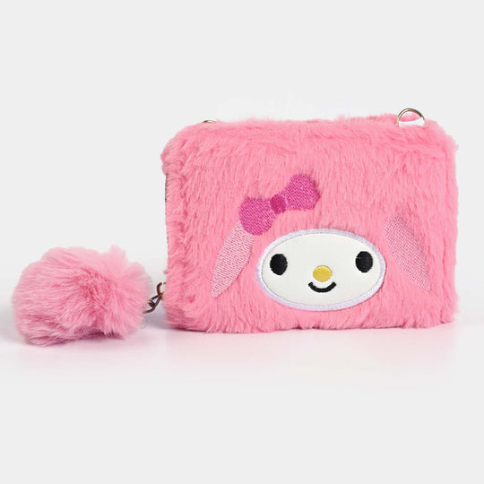GIRLS FUR FASHION HAND BAG/WALLET