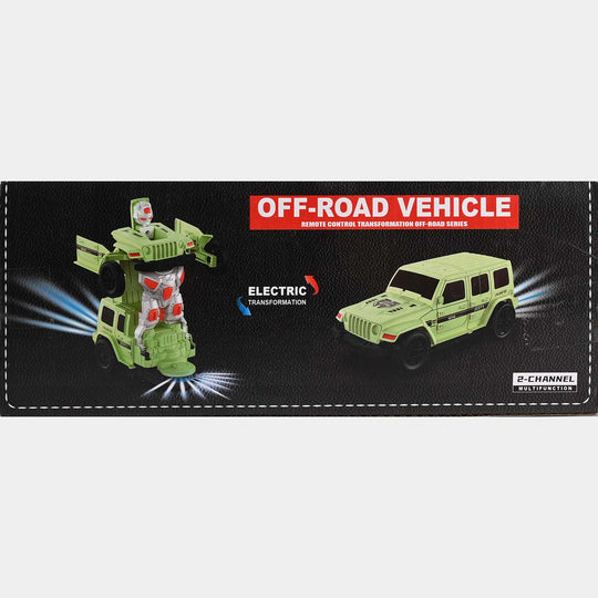 Remote Control Off-Road Transformation Vehicle