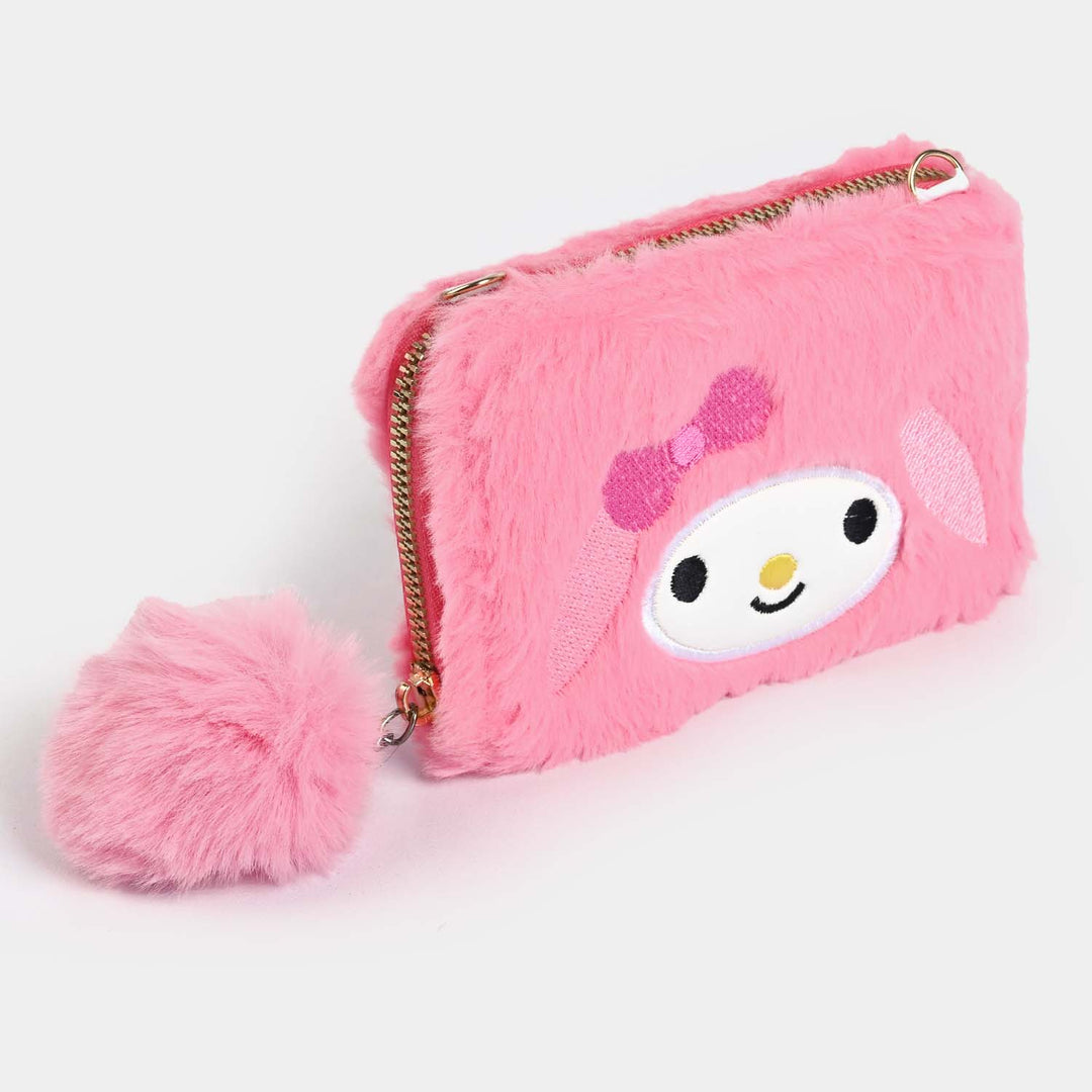 GIRLS FUR FASHION HAND BAG/WALLET