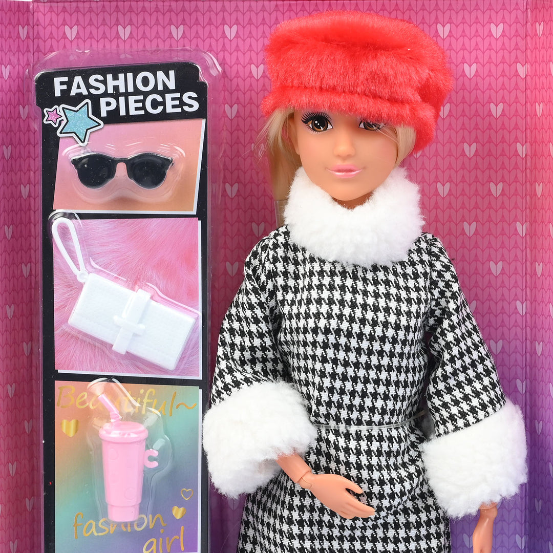 11.5" Lovely Fashion Doll with Accessories Set