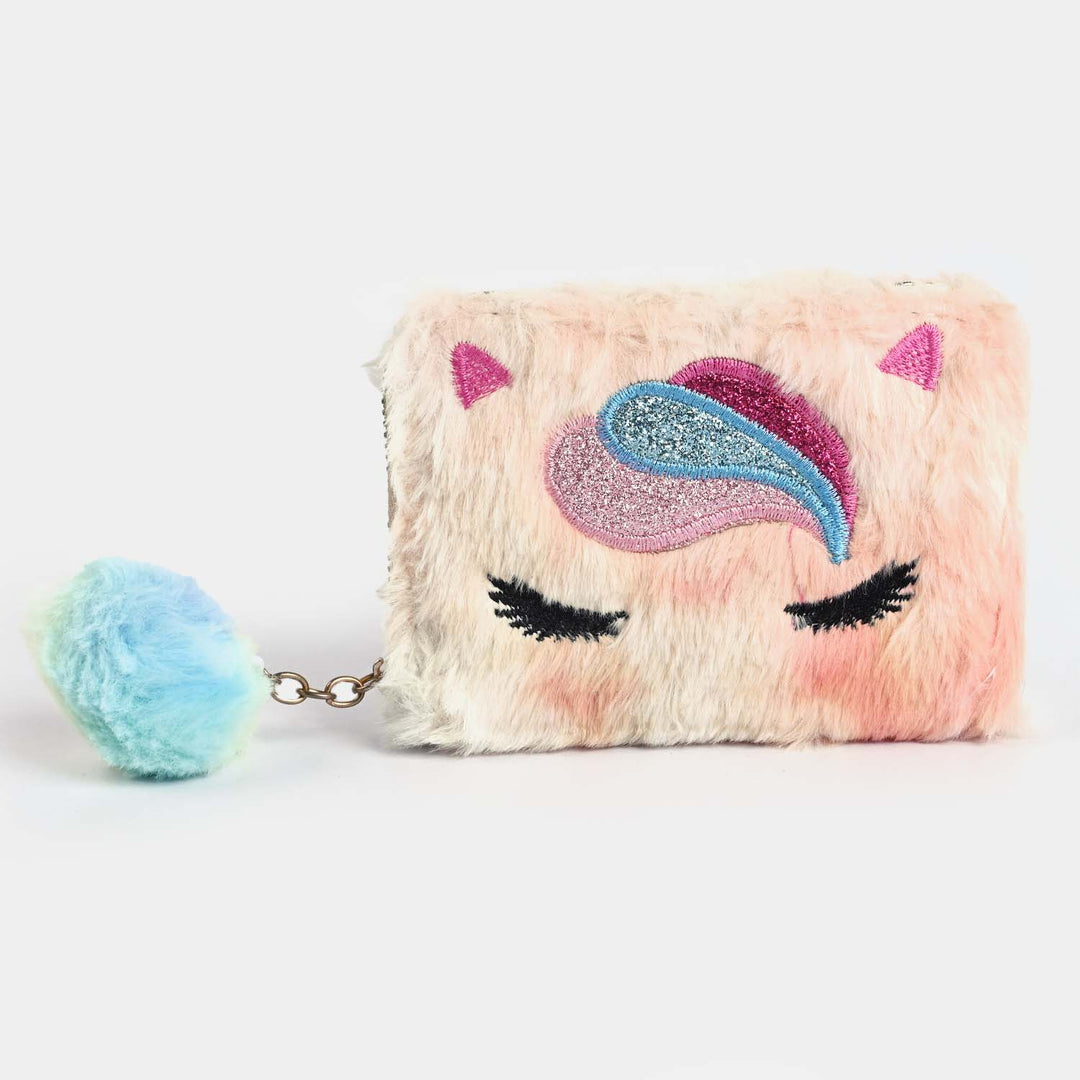 Girls Fur Fashion Hand Bag/Wallet