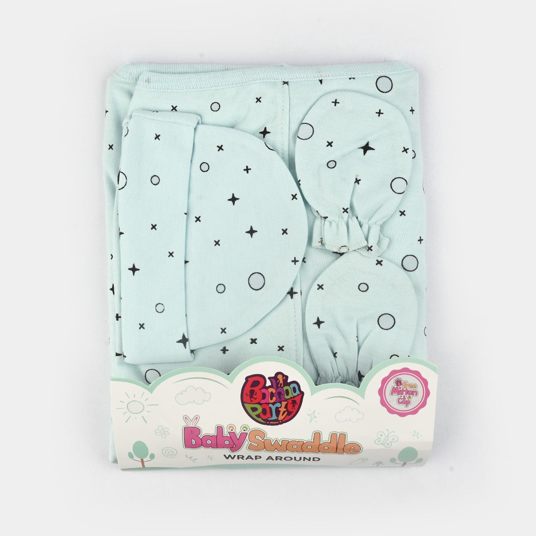 Infant Big Swaddle with Cap & Mittens