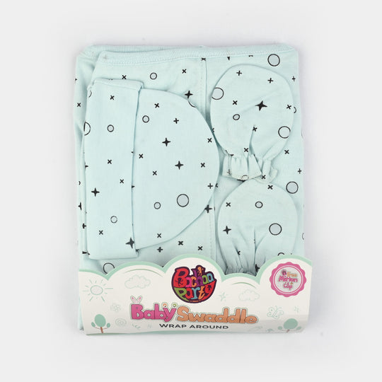 Infant Big Swaddle with Cap & Mittens