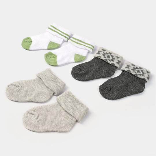 INFANT BABY 3 PAIR SOCKS | 0-12M