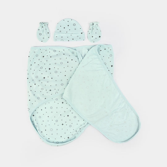 Infant Big Swaddle with Cap & Mittens