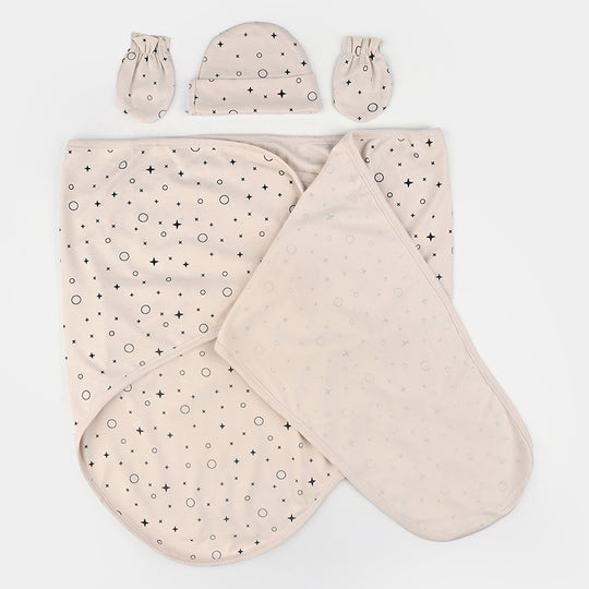 Infant Big Swaddle with Cap & Mittens