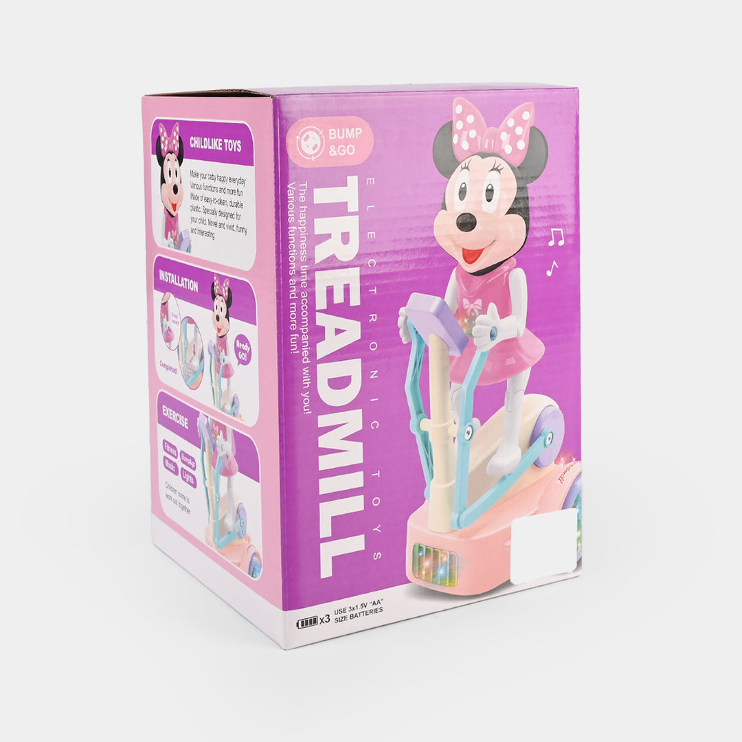 Universal Electronic Treadmill Toy with Light & Sound