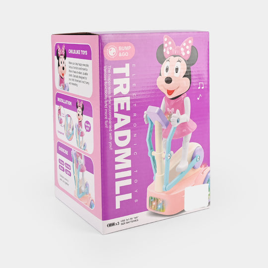 Universal Electronic Treadmill Toy with Light & Sound