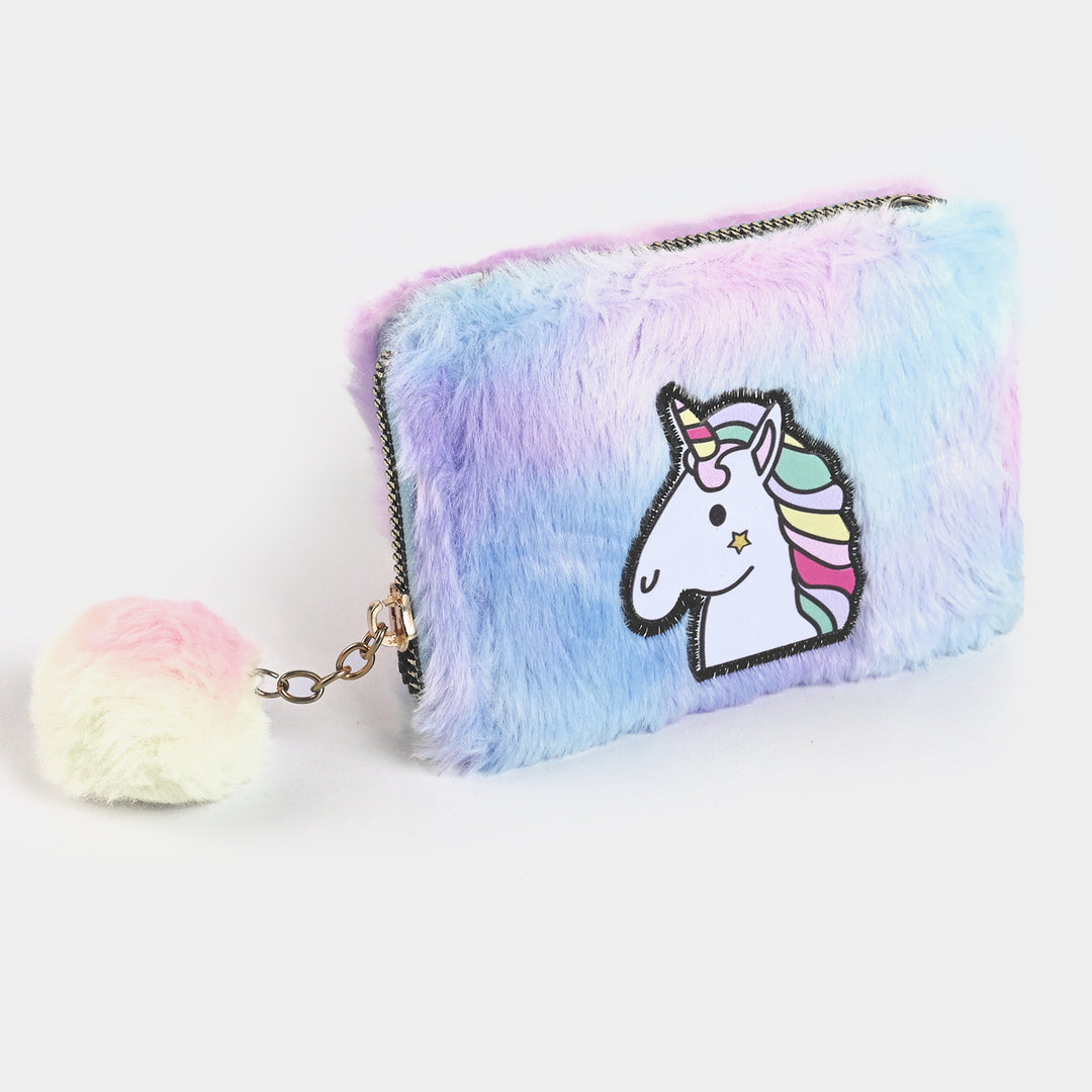 Girls Fur Fashion Hand Bag/Wallet